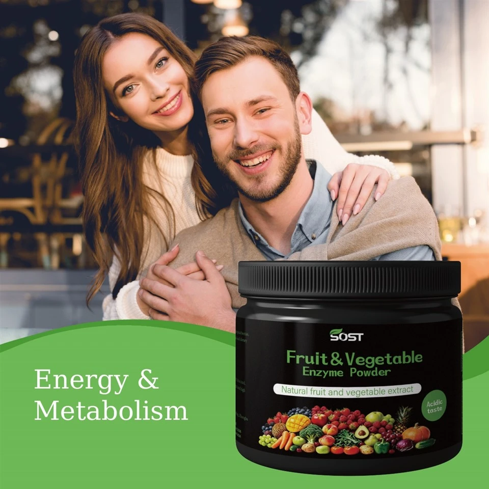 Saveur acide de poudre d'enzymes de fruits et légumes OEM